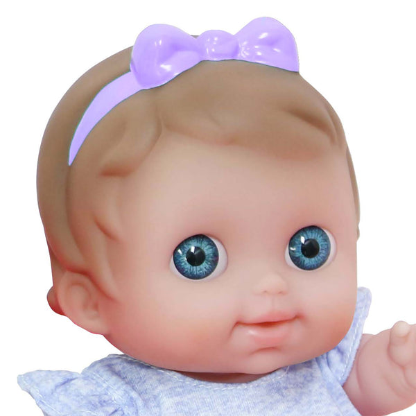 JC Toys, Lil' Cutesies 9.5 inches All Vinyl Washable Doll Rocking Crib Gift  Set