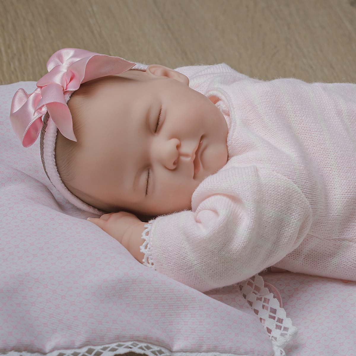 Reborn Doll | Berenguer Classics 17" Weighted & Hand Painted Soft Vinyl | Limited Edition | Babylin | Pink |