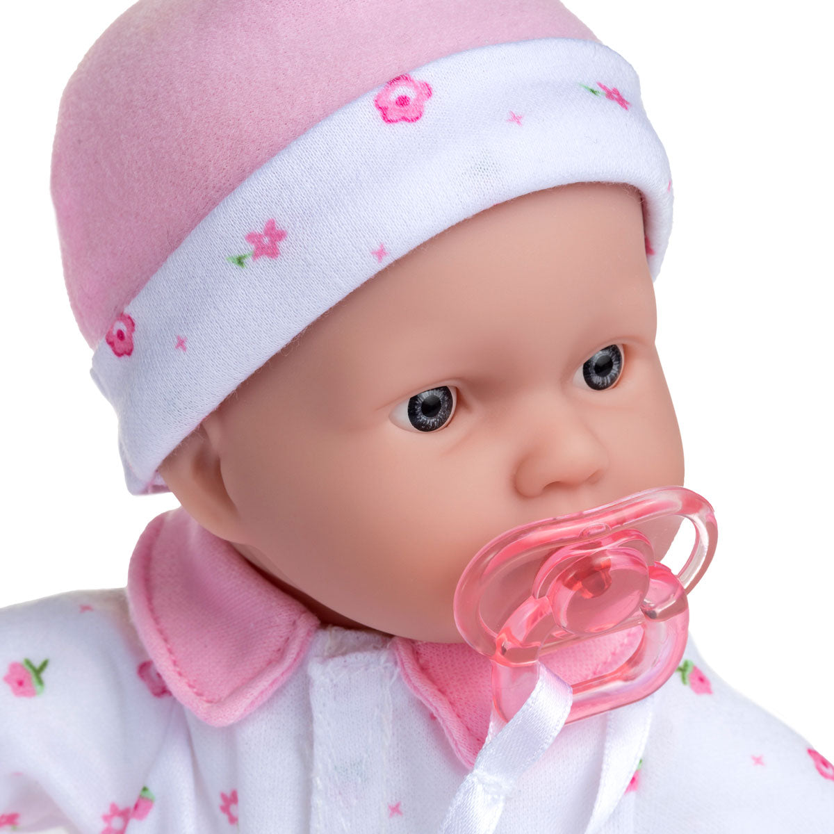 JC Toys, La Baby 11 inch Soft Body Baby Doll in Pink With Realistic Features