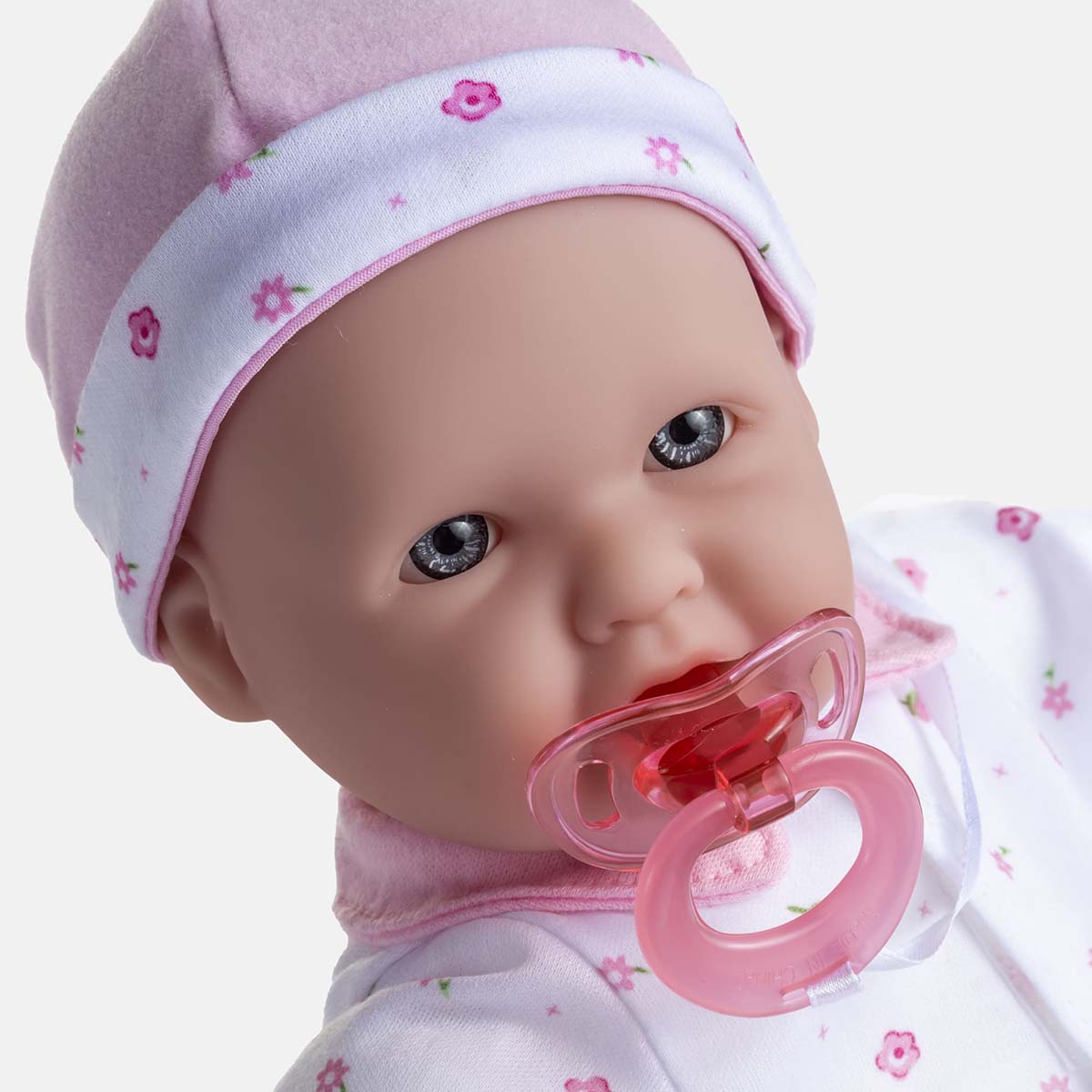 JC Toys, La Baby 16 inches Soft Body Baby Doll in Pink - Realistic Features