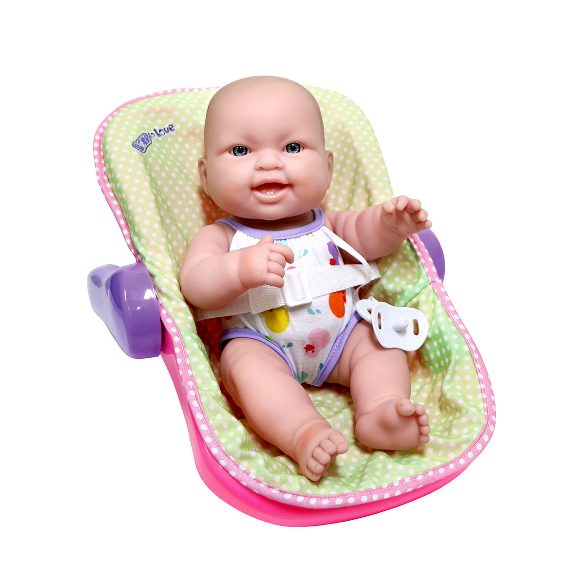 JC Toys Lots to Love Babies Doll 14 All Vinyl Play Doll Adjustable Carrier Set Children 2