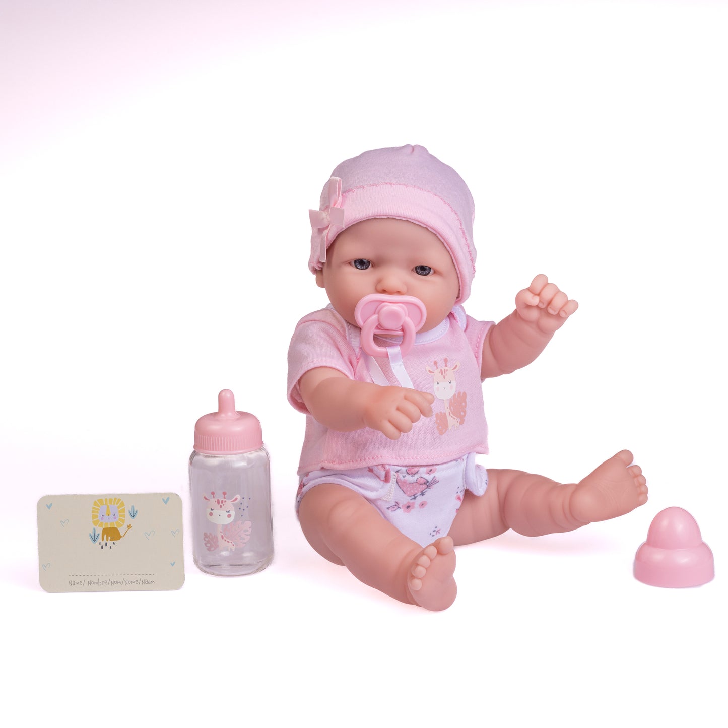 JC Toys, La Newborn 12 inches All Vinyl Nursery Gift Set Doll