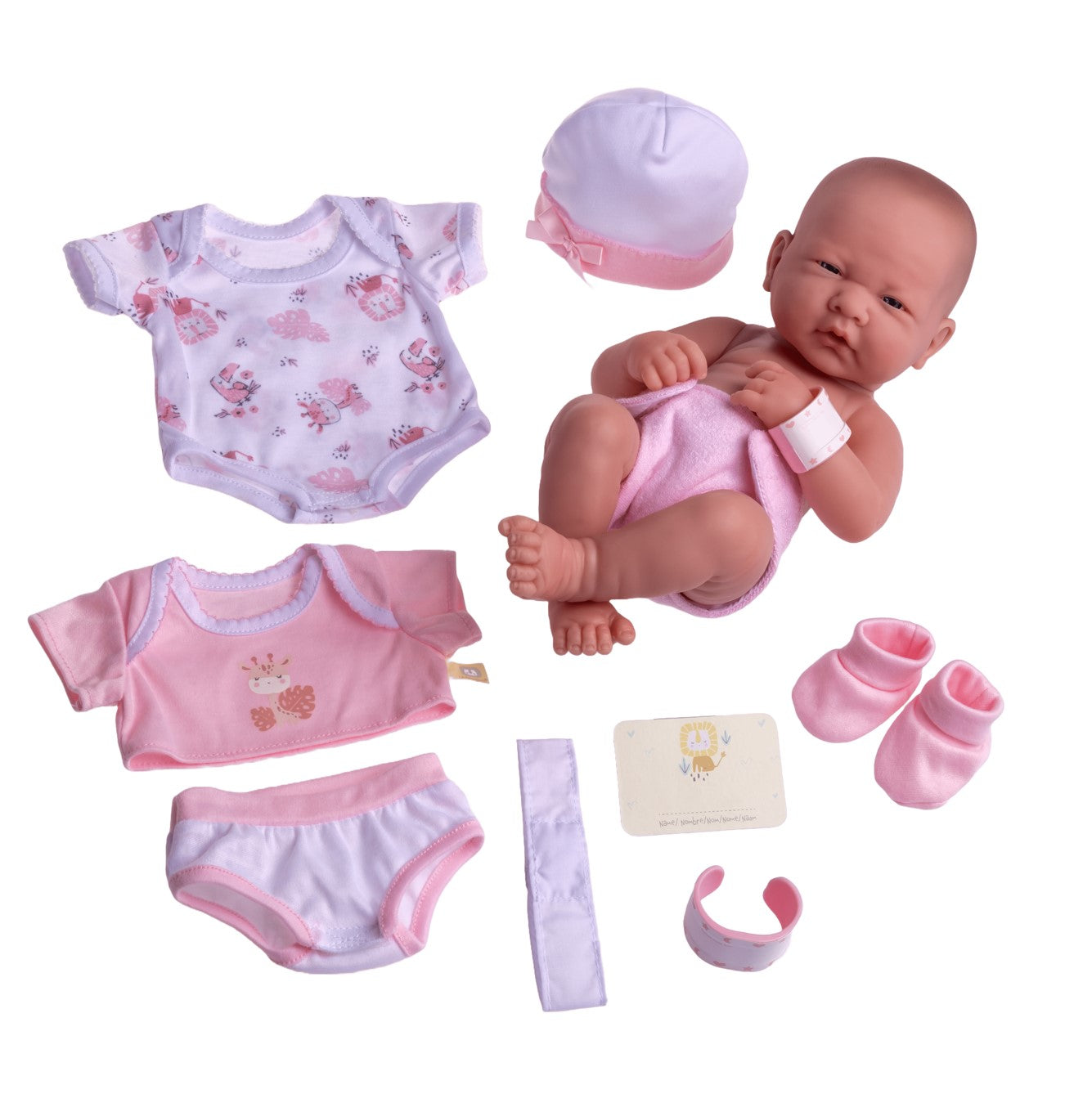 JC Toys La Newborn Berenguer LikeLife Baby Doll Pink Gift Set JC Toys Group Inc