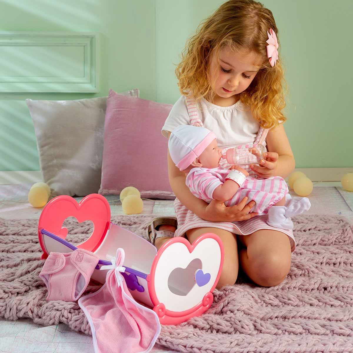 Jc toys la baby doll set deals