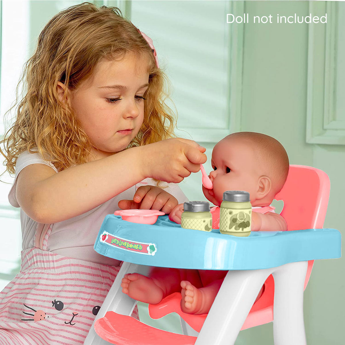 For Keeps Highchair Accessory Gift Set fits dolls up to 16 dolls Ages 2