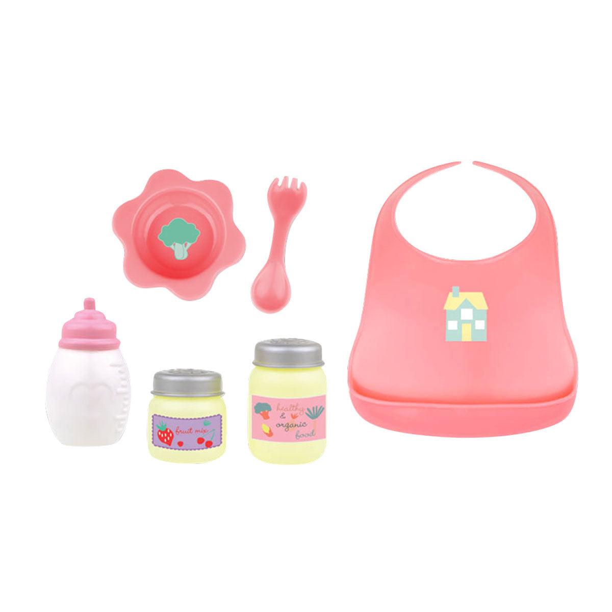 For Keeps! Highchair + Accessory Gift Set fits dolls up to 16” dolls - Ages 2+