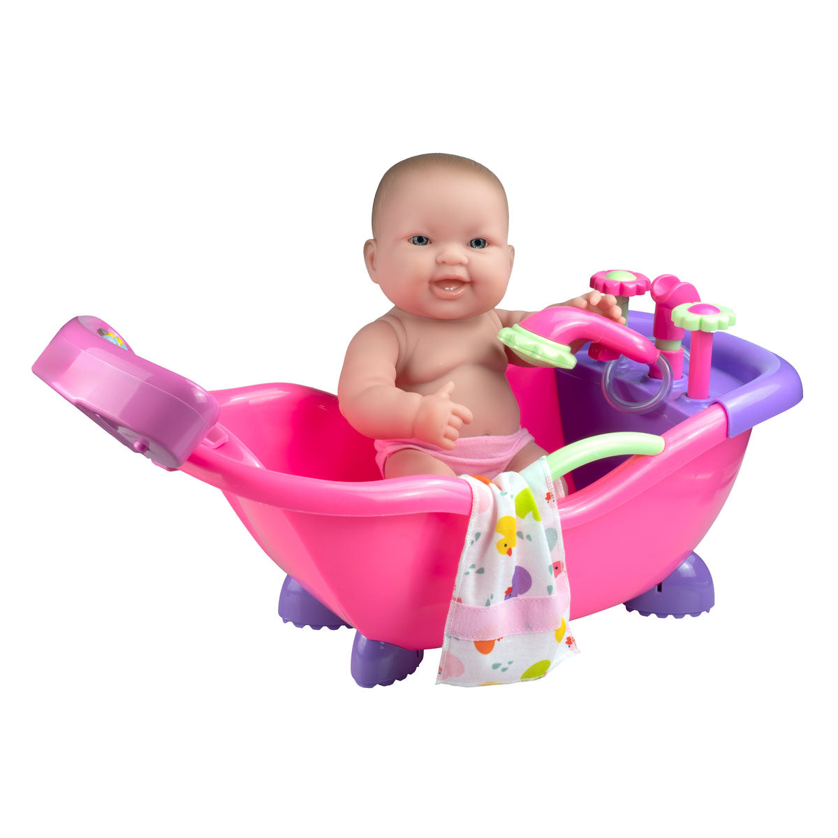 Lots to Love Babies 14in Doll & Bathtub with Electronic Bath Sounds