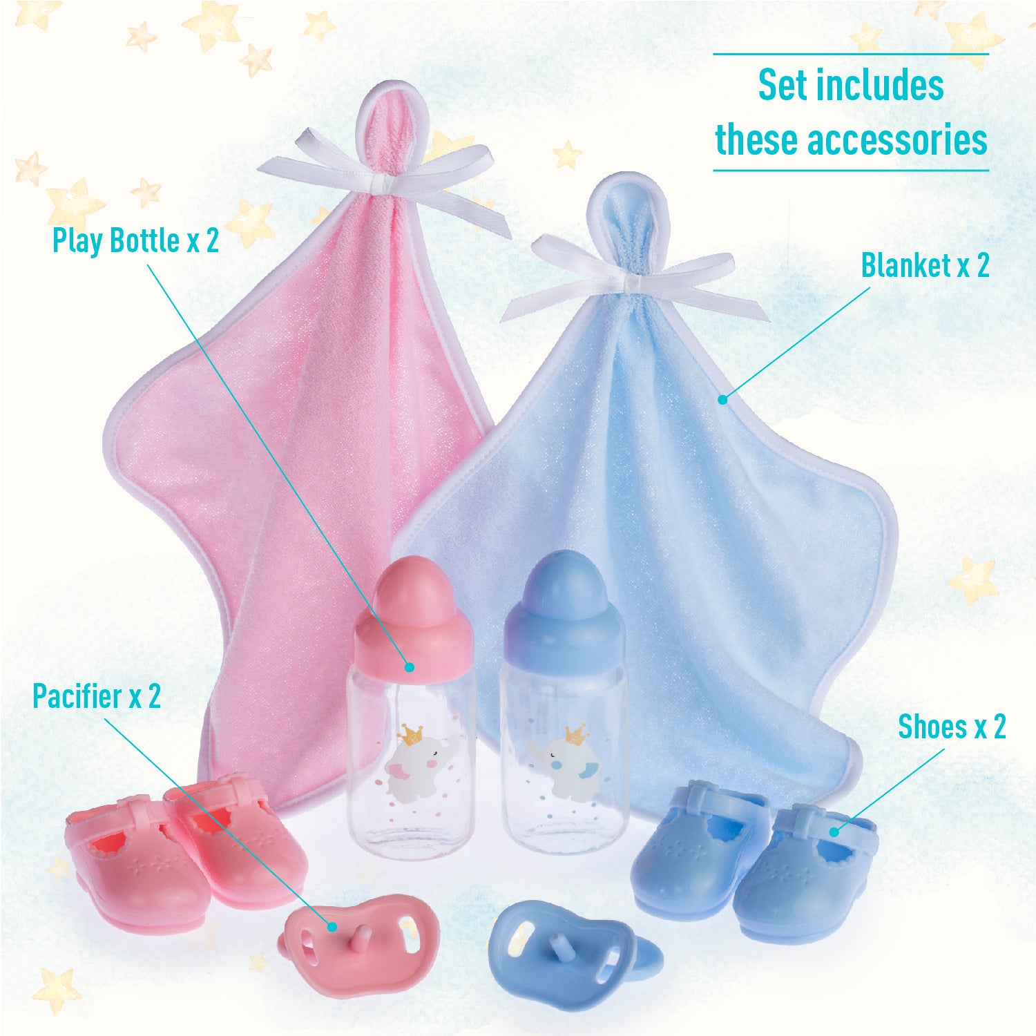 JC Toys, Berenguer Boutique TWINS 15in Soft Body Baby Doll Open/Close – JC  Toys Group Inc.