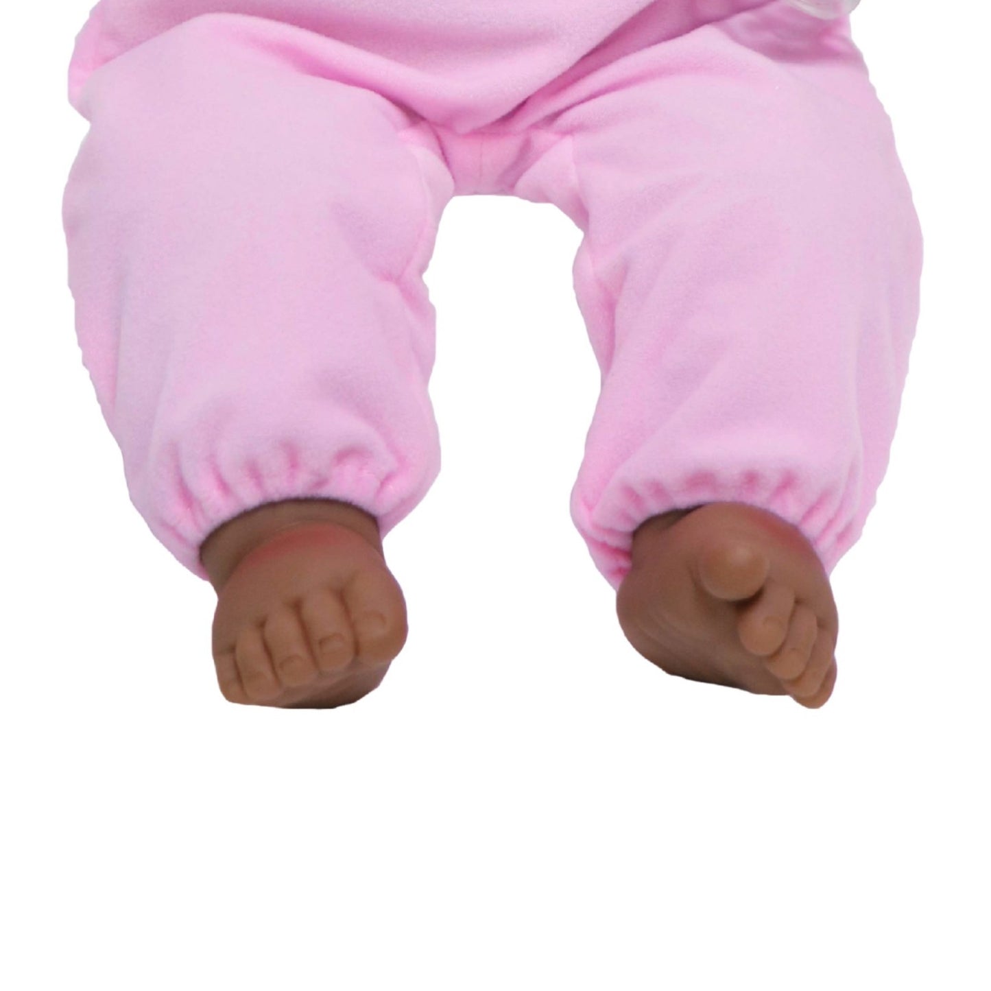 JC Toys, Lots to Cuddle Babies African American Soft Body Baby Doll 20 in - Pink