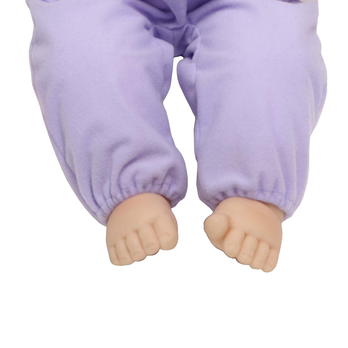 JC Toys, Lots to Cuddle Babies Asian Soft Body Baby Doll 20 inches - Purple