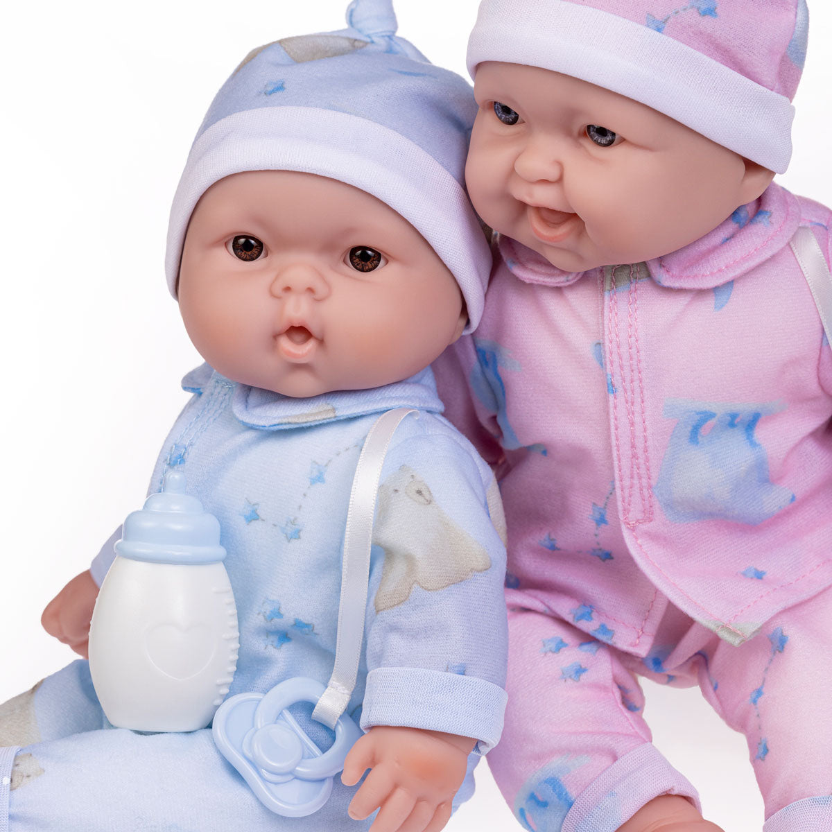 JC Toys Lots to Cuddle Babies 13 inches Like life Twins Soft Body Baby Dolls