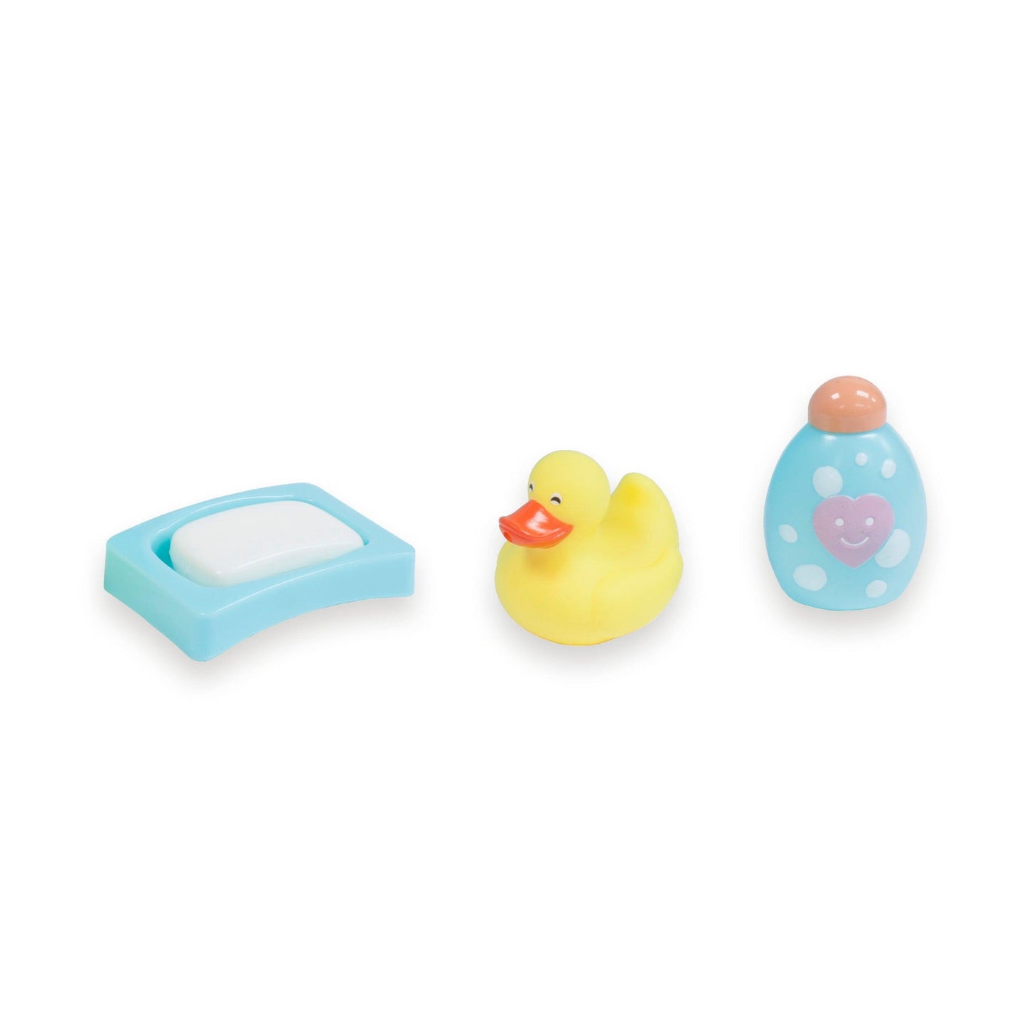 For Keeps! Blue with Pink Baby Doll Bath Gift Set - Fits Small Dolls up to 11” dolls