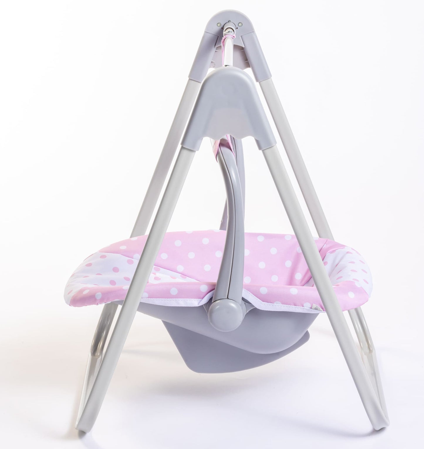 JC Toys - Berenguer Boutique Playtime | 2 in 1 Baby Doll Swing and Portable Carrier | for Dolls up to 18" | Ages 3+ | Pink