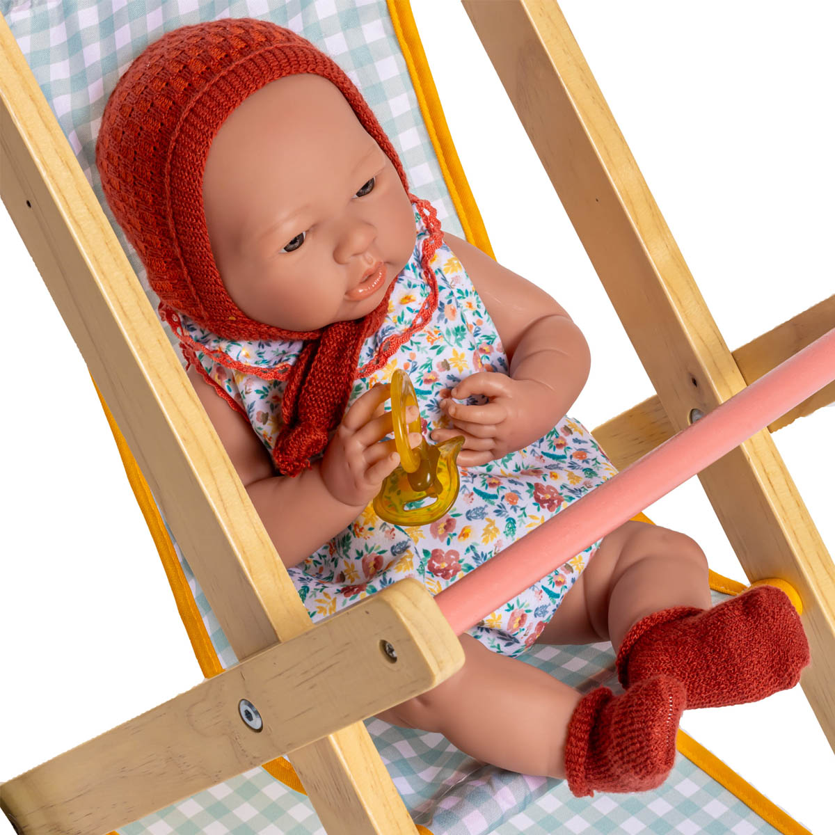 Baby doll stroller wooden on sale