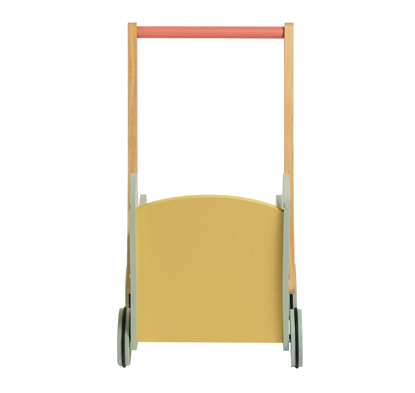 JC Toys - Twiggly Toys - Deluxe Wood Push Cart