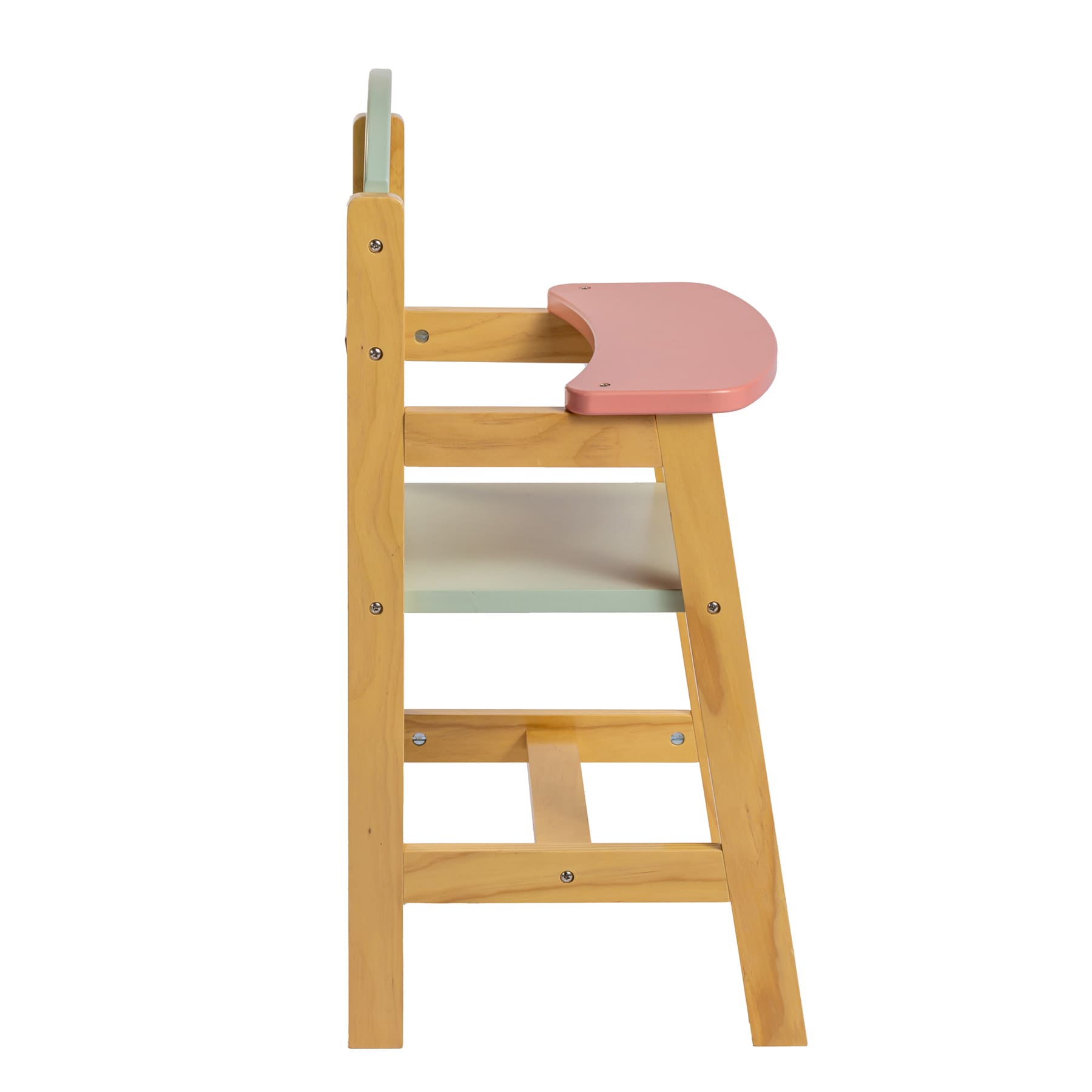 JC Toys Twiggly Toys Deluxe Wood High Chair