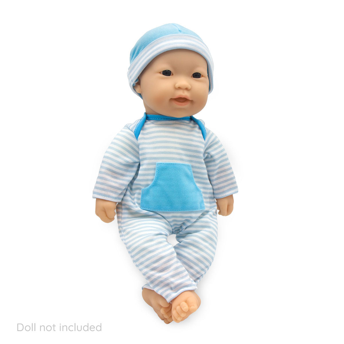 Berenguer Boutique ® FASHION Clothing for 9"-11" Dolls - Blue Stripes 2 Piece