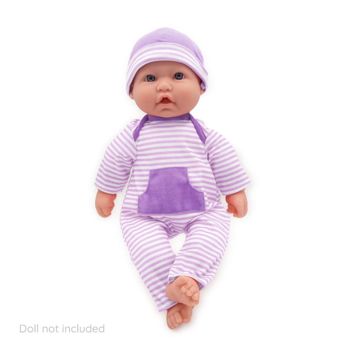 Berenguer Boutique ® FASHION Clothing for 9"-11" Dolls - Purple Stripes 2 Piece