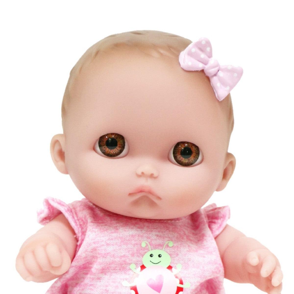 Lil Cutesies, Mimi 8.5All Vinyl Baby Doll, Brown Eyes