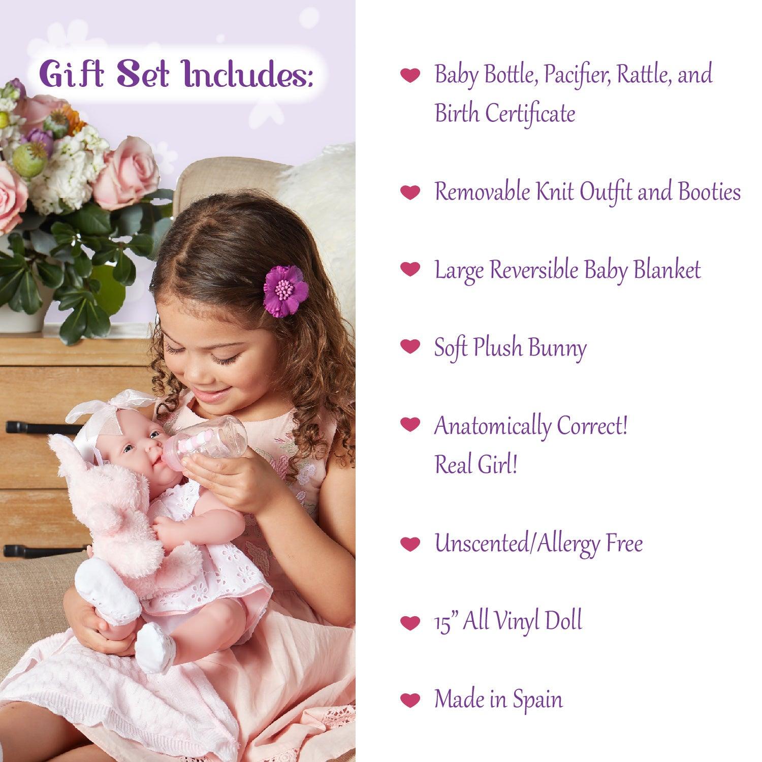 Newborn Baby Doll Gift Set | Lifelike Baby Doll Girl – JC Toys Group