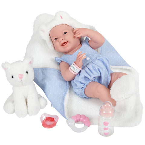 JC Toys, La Newborn Baby Doll Gift Set | Lifelike Baby Doll Girl