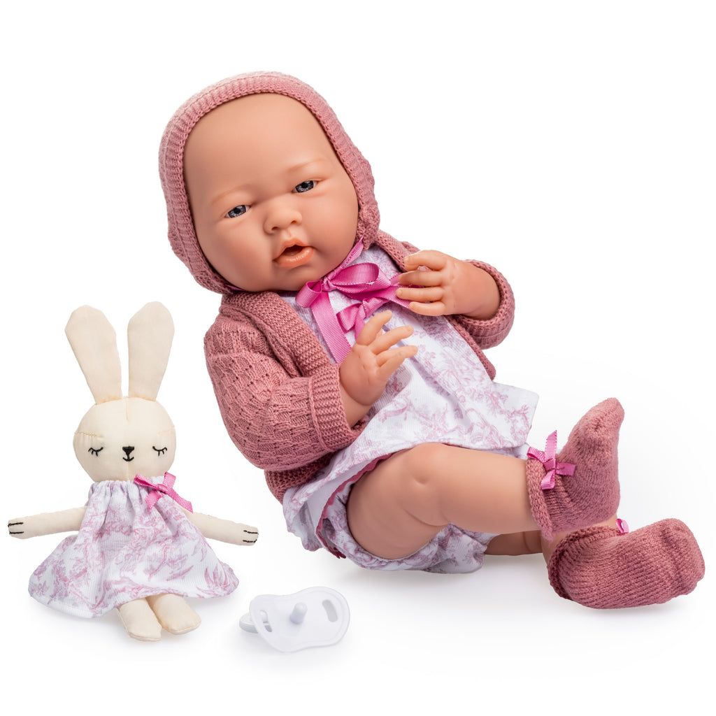 JC Toys, La Newborn 12 inches Hispanic All Vinyl Nursery Gift Set Doll – JC  Toys Group Inc.