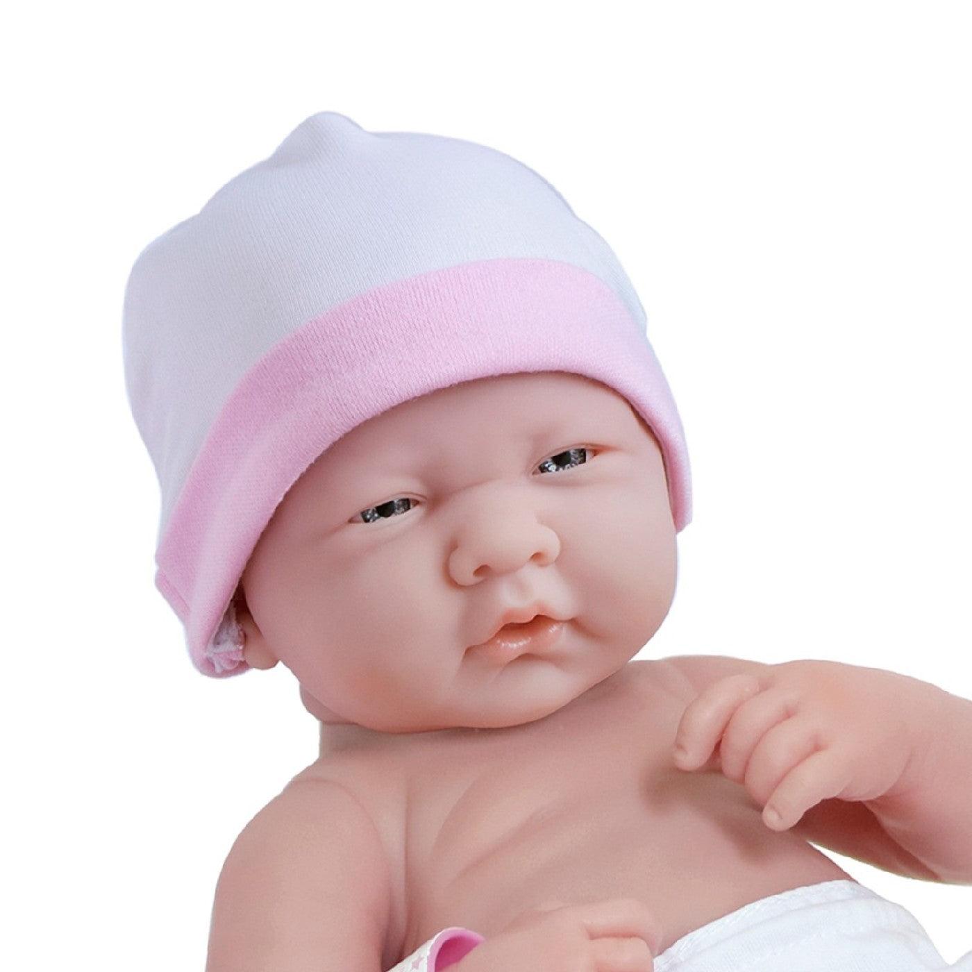 JC Toys, La Newborn Baby Doll | Lifelike Baby Doll | Crib Gift Set