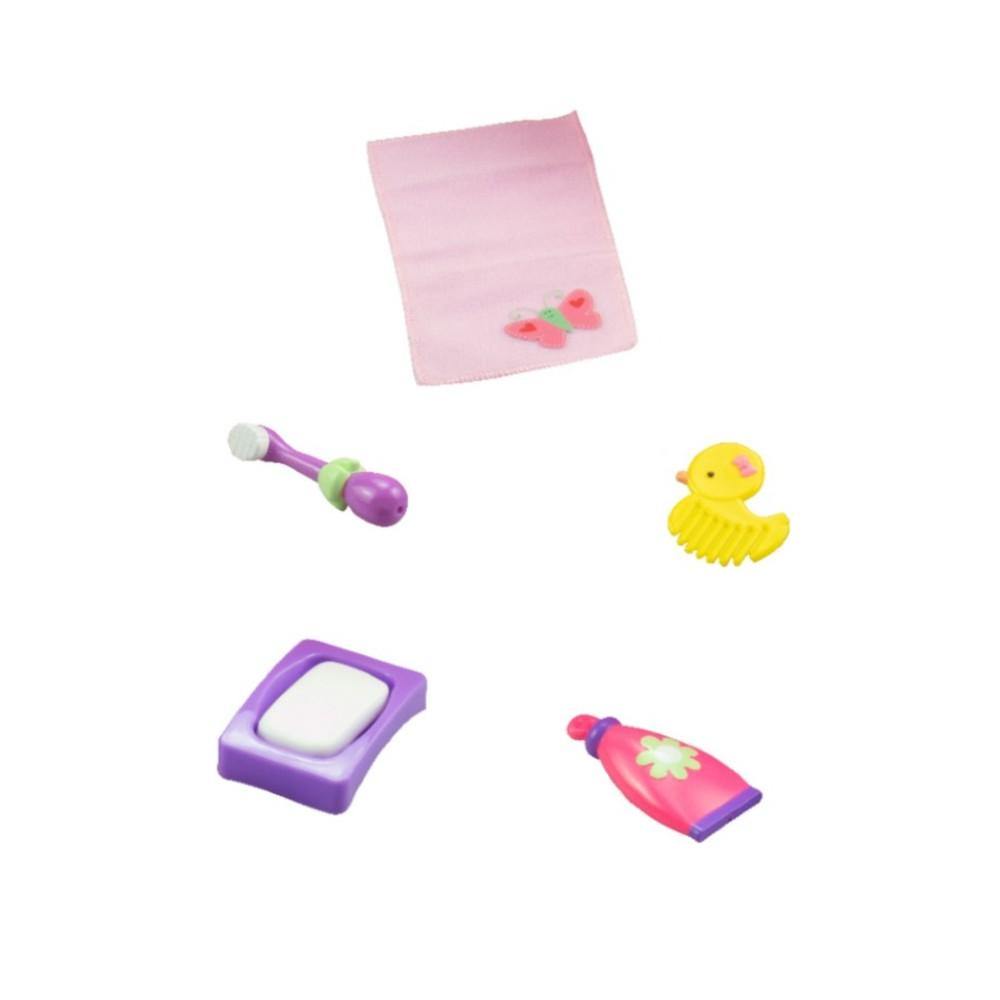 JC Toys For Keeps! Baby Doll Bath Tub with Accessories